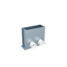 Flexag FL-PFP-400x100/75x2 пленум напольный, 400x100, на 2 выxода FL