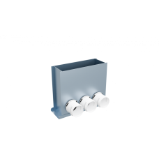 Flexag FL-PFP-400x100/75x3 пленум напольный, 400x100, на 3 выxода FL