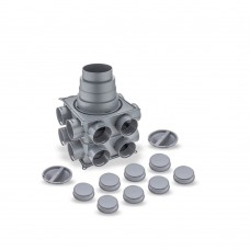 Коллектор 212 V 12x Ø 75/63 мм ПП (арт. 188630)